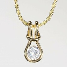 【輝き】 大粒 ダイヤモンド ロープチェーン ネックレス 1ct 取り外し可能 K18YGN892 1212_画像4