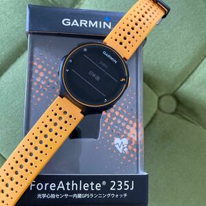 ガーミン　Garmin ForeAthlete 235J BlackOrange 中古品　ランニングウォッチ　スマートウォッチ