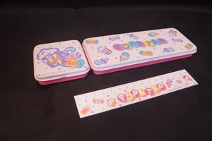  can pen case thing difference . thing .. retro pop POP&TAP Sanrio can pen case pink sweets writing brush box 