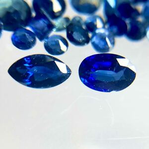 * natural sapphire . summarize 50ct*m unset jewel gem Sapphire sapphire sapphire ko Random Indigo sphere jewelry jewelry ③