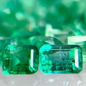 大量!!◆天然エメラルドおまとめ50ct◆m ルース 裸石 宝石 ジュエリー jewelry emerald beryl ベリル 緑玉 DI0 ①の画像1