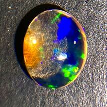 遊色効果!!◆天然オパール1.963ct◆m 約10.0×8.2mm ルース 裸石 宝石 ジュエリー jewelry opal _画像1