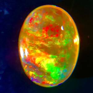 遊色効果!!◆天然ファイアオパール1.839ct◆m 約10.6×7.9mm ルース 裸石 宝石 ジュエリー jewelry opal 