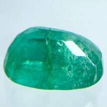 ◆天然エメラルド0.945ct◆M 約6.8×4.9mmソーティング付 ルース 裸石 宝石 ジュエリー ベリル beryl emerald テDG0_画像2