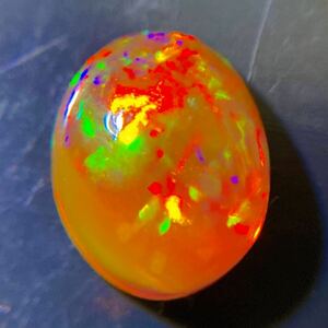 遊色効果!!◆天然ファイアオパール2.396ct◆m 約10.7×8.9mm ルース 裸石 宝石 ジュエリー jewelry opal 