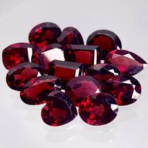 ◆天然ガーネットおまとめ50ct◆M ルース 裸石 宝石 ジュエリー jewelry garnet 柘榴石②_画像3