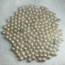 ◆アコヤ本真珠おまとめ500ct◆M 約100g 約8.0mmパール 裸石 宝石 ジュエリー グレーjewelry pearl _画像4