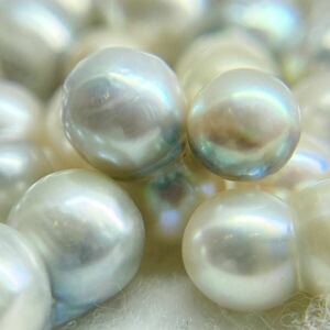 ◆アコヤ本真珠おまとめ500ct◆M 約100g 約7.0~8.0mmパール 裸石 宝石 ジュエリー グレーjewelry pearl 