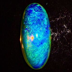 遊色効果!!◆天然オパール11.173ct◆m 約22.8×10.7mm ルース 裸石 宝石 ジュエリー jewelry opal 