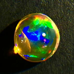 遊色効果!!◆天然ファイアオパール1.253ct◆m 約7.4×6.8mm ルース 裸石 宝石 ジュエリー jewelry opal 