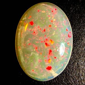 遊色効果!!◆天然オパール6.683ct◆m 約17.6×13.1mm ルース 裸石 宝石 ジュエリー jewelry opal 