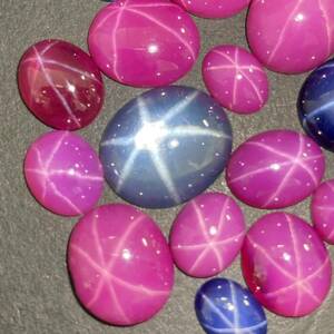 ◆リンデンスターサファイアおまとめ100ct◆M ルース 裸石 宝石 star sapphire ruby jewelry ジュエリー スタールビー 
