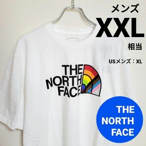 ノースフェイス　半袖Tシャツ　メンズ　XXL相当　ホワイト　ハーフドーム 　新品 THE NORTH FACE