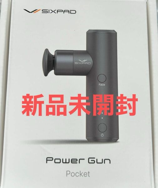 未開封 MTG SIXPAD シックスパッド Power Gun Pocket パワーガン ポケット SE-BP-03A ブラック