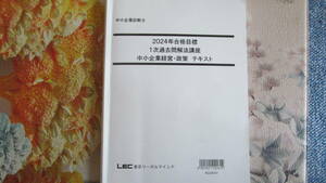 ２０２４年LEC中小企業診断士　中小企業経営政策　１次過去問解法講座