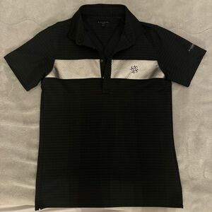 5月中セール 14%OFF【美品】セントアンドリュース ゴルフ メンズ 半袖 ポロシャツ ブラック サイズ M