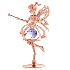 Art hand Auction [Kostenloser Versand] [Bonus inklusive] Tinkerbell-Figur 2 Geburtstagsgeschenk für Frauen Feier Jahrestag Peter Pan Jungfrau Kristall, Handgefertigte Artikel, Innere, Verschiedene Waren, Ornament, Objekt