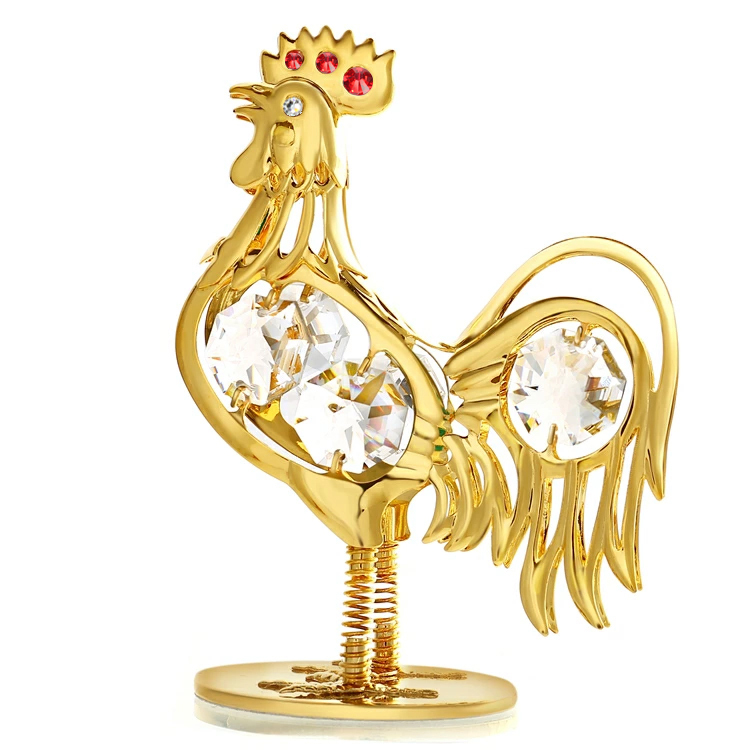 [Free shipping] [Bonus included] Chicken figurine 1 Lucky item Birthday present Male Female Chicken Rooster Year of the Rooster Good luck Crystal, Handmade items, interior, miscellaneous goods, ornament, object