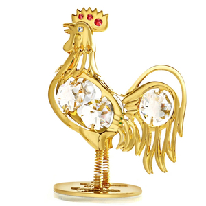 Art hand Auction [Free shipping] [Bonus included] Chicken figurine 1 Lucky item Birthday present Male Female Chicken Rooster Year of the Rooster Good luck Crystal, Handmade items, interior, miscellaneous goods, ornament, object