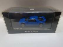 B-0754　中古品◇ミニカー　1/43　MINICHAMPS　ミニチャンプス　Ford RS 200　ブルー　フォード_画像1