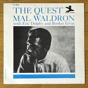 【美盤！Vangelder刻印あり】US mono盤 The Quest / Mal Waldron With Eric Dolphy And Booker Ervin New Jazz NJLP 8269 超音波洗浄済