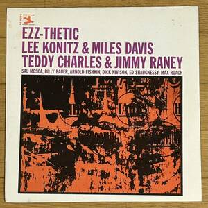 【RVG刻印】 USオリジナル　Mono盤 Ezz-thetic / Lee Konitz & Miles Davis, Teddy Charles & Jimmy Raney New Jazz NJLP 8295超音波洗浄済