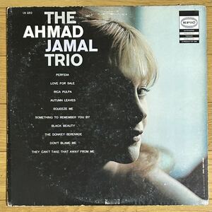 【DGあり EPIC初期ストロボラベル！】 50's Press US Mono盤 セカンドジャケS.T / The Ahmad Jamal Trio Epic LN 3212超音波洗浄済