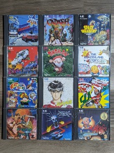 全12本 未開封2本 カダッシュ パラソルスター 地獄めぐり ラスタン・サーガ ドンドコドン PC Engine HuCARD レトロ ゲーム NEC タイトー