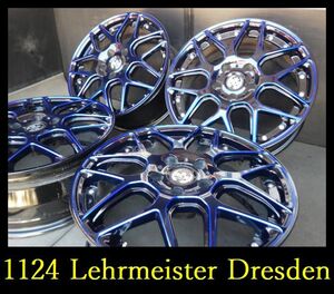 【1124】T3104244◆Lehemeister DRESDEN◆17x7J 5穴 PCD114.3 +38◆4本◆アルファード プリウスα ヴェルファイア など