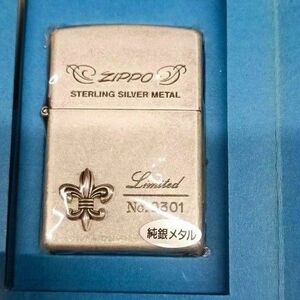 zippo ZIPPO オイルライター　純銀メタル