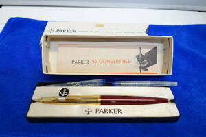 新品未使用　パーカー　PARKER　４５　CONVERTIBLE 　万年筆