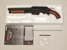 中古　美品　ダブルイーグル　M47C　レミントンM870 ソウドオフタイプ　エアコッキングショットガン　ラピッドファイヤー連射システム搭載_画像2