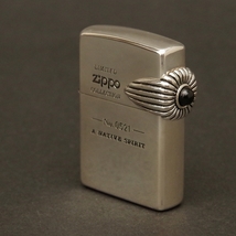 ZIPPO　A NATIVE SPIRIT　LIMITED COLLECTION　限定　シリアルナンバー入り　シルバーメッキ仕上げ　1998年製　インディアン_画像3