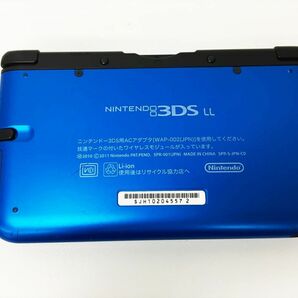 【1円】ニンテンドー3DSLL 本体 セット ブルー/ブラック 任天堂 SPR-001 動作確認済 3DS LL J03-102rm/F3の画像2