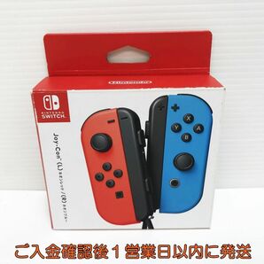 【1円】Nintendo Switch Joy-Con 左右セット ネオンブルー/ネオンレッド 未検品ジャンク スイッチ ジョイコン L07-380yk/F3の画像1