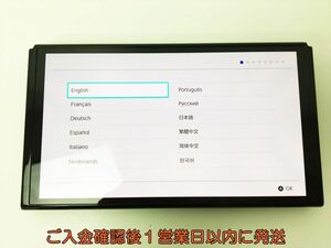 [1 иен ] nintendo иметь машина EL модель Nintendo Switch корпус только HEG-001 Nintendo переключатель рабочее состояние подтверждено J01-701rm/F3