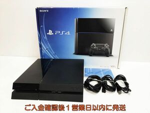 【1円】PS4 本体 セット 500GB ブラック SONY PlayStation4 CUH-1000A 初期化/動作確認済 プレステ4 FW9.50 G09-393yk/G4