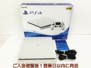 【1円】PS4 本体/箱 セット 500GB ホワイト SONY PlayStation4 CUH-2200A 初期化/動作確認済 G05-391kk/G4