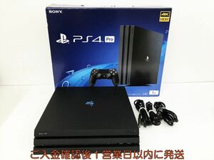 【1円】PS4Pro 本体/箱 セット ブラック SONY PlayStation4 CUH-7100B 初期化/動作確認済 プレステ4 G05-392kk/G4