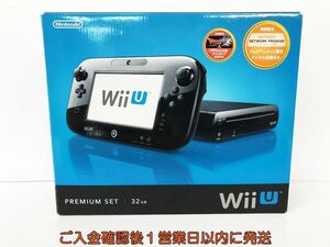 【1円】任天堂 WiiU 本体 セット 32GB ブラック ニンテンドーWii U 未検品ジャンク DC09-904jy/G4