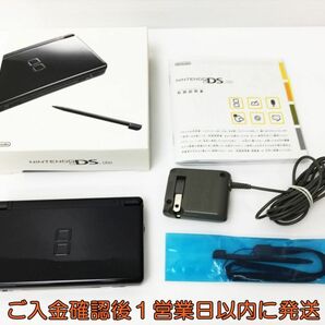 【1円】ニンテンドーDSLite 本体 セット ブラック 任天堂 USG-001 未検品ジャンク DS Lite 内箱なし H03-992rm/F3の画像1