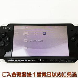 【1円】SONY Playstation Portable 本体 PSP-3000 ブラック 初期化済 動作確認済 バッテリーなし H01-883rm/F3の画像1