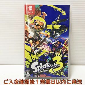 【1円】Switch スプラトゥーン3 ゲームソフト 状態良好 1A0021-063mk/G1の画像1