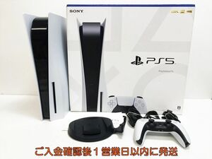 【1円】PS5 本体 セット ディスクドライブ搭載モデル SONY PlayStation5 CFI-1100A 初期化/動作確認済 L10-002yk/G4