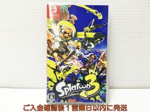 【1円】Switch スプラトゥーン3 ゲームソフト 状態良好 1A0021-064mk/G1