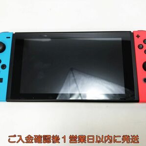 【1円】任天堂 新モデル Nintendo Switch 本体 セット ネオンレッド/ネオンブルー 初期化/動作確認済 新型 L05-514yk/G4の画像2