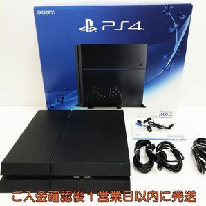 【1円】PS4 本体 500GB ブラック SONY PlayStation4 CUH-1200A 初期化/動作確認済 プレステ4 H08-022yk/G4の画像1