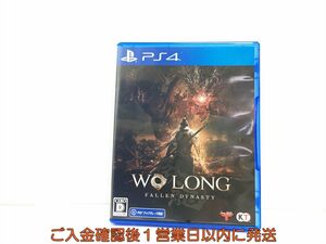 [1 jpy ]PS4 Wo Long: Fallen Dynasty PlayStation 4 game soft 1A0027-861wh/G1