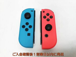 【1円】任天堂 Nintendo Switch Joy-Con ネオンブルー/ネオンレッド 未検品ジャンク ジョイコン 左右セット L01-487yk/F3