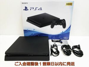 【1円】PS4 本体 セット 500GB ブラック SONY PlayStation4 CUH-2200A 初期化/動作確認済 プレステ4 G06-009yk/G4